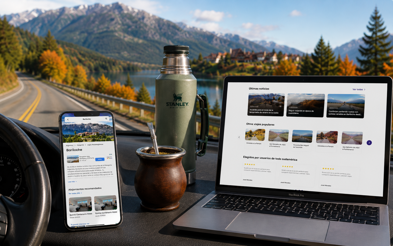 Ruta0 redesign: route search and destination pages on web and mobile